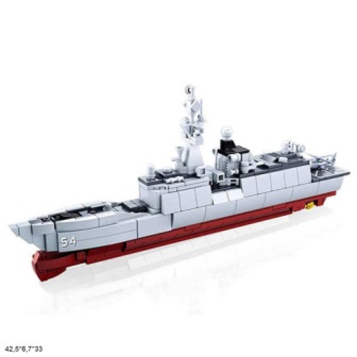 Конструктор M38-B0702 Model Bricks військовий корабель 417дет.кор.42,5*6,7*33 /12/