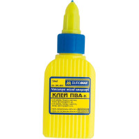 Клей ПВА 50 мл, ковпачок-дозатор, 4шт.в уп. //