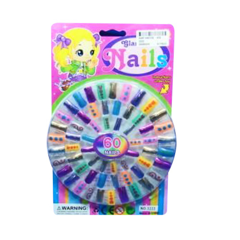 Косметика набор для маникюра-накладные ногти, на листе,16,5-25,5-1см /108/