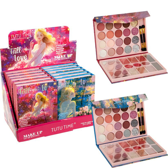 Палетка 15*11*2 з декоративною косметикою 688B-10