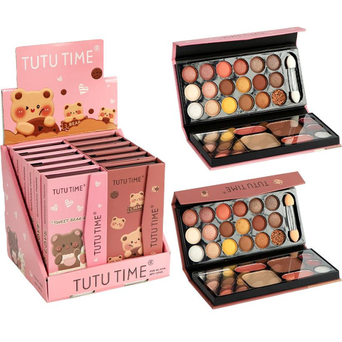 Палетка 13,5*7*2 см з декоративною косметикою 625A