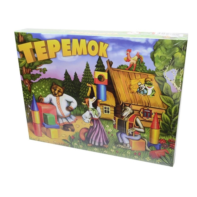 Кубики бол. Теремок малый в коробке /12/ Кубики бол. Теремок малый в коробке /12/