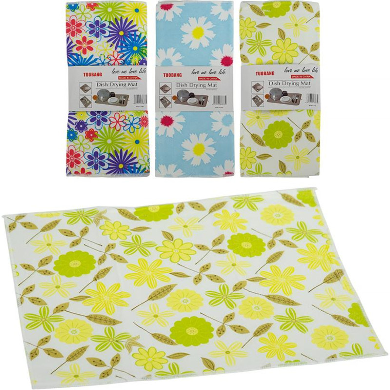 Килимок для сушіння посуду 40?50 см 4050, 4 шт. в уп. //