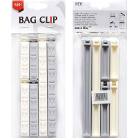 Набір затискачів для пакетів 6шт 628-3069, 16/ 9,5 / 6,5*1,5*1,8см Набір затискачів для пакетів 6шт 628-3069, 16/ 9,5 / 6,5*1,5*1,8см