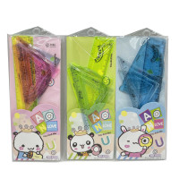 Н-р лінійок 4 шт.Flex неломайка (лін.- 20см,трикут-к-2шт.,транс-р)