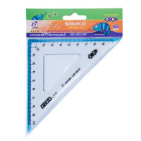 Косинець 100мм, з блакитною смужкою, блістер, ціна за 12 шт. //