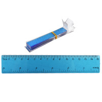 Лінійка 15 см (прозорий пластик) 10 шт. в уп. //