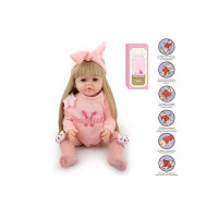 Лялька функціональна AFD, висота: 52 см, гумова, звуки, прошите волосся, аксесуари, в кор. /12/