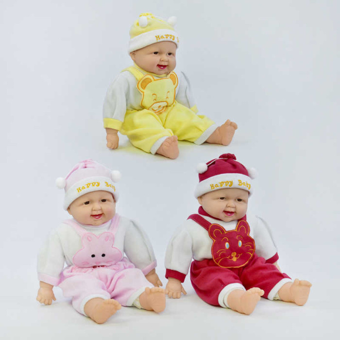 Пупс-сміхотун сміється, 3 види, в п/е, МІКС ВИДІВ /30-2/