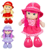 Лялька м'яконабивна, 35см, петелька, 3 кольори, у п/е 17-35-8см /70/