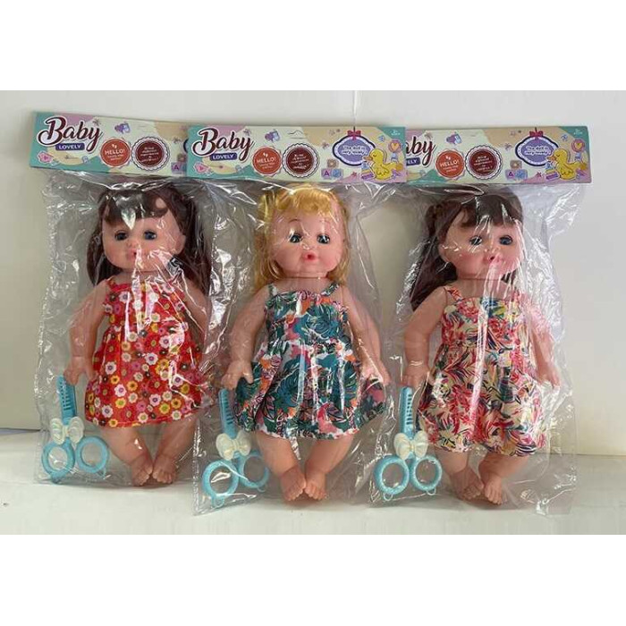 Лялька 3 види, в п/е, МІКС ВИДІВ  /144-1/