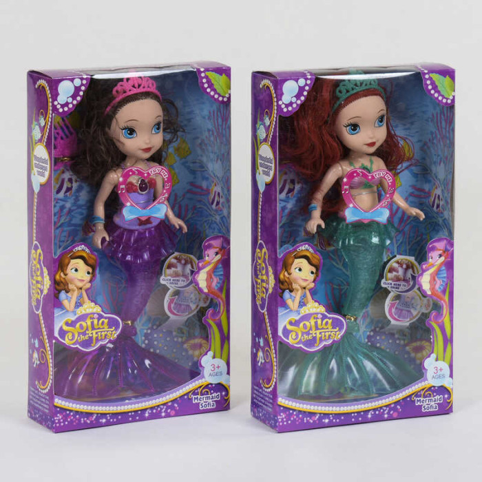 Лялька-Русалка 2 види, світлові та звукові ефекти, кор. /72-2/