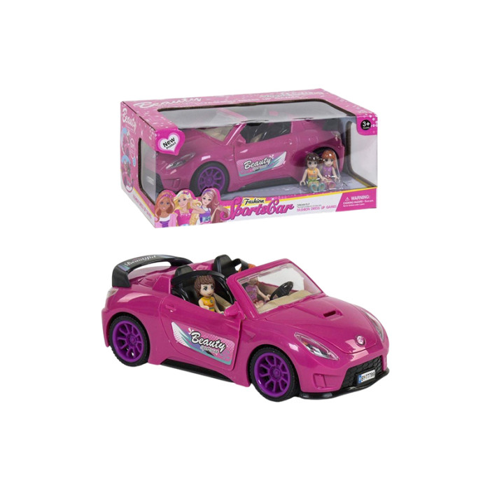 Машина для ляльок озвучена, зі світлом, в кор.28,5x18x12 см YG Toys /36/