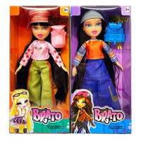 Лялька 2 види, висота 25.5 см, знімний одяг, шарнірні кінцівки, рюкзак, в кор.  /144-2/