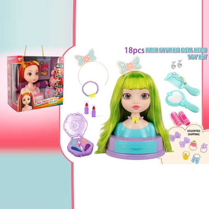 Манекен для зачісок 2 види, в кор. /18-2/