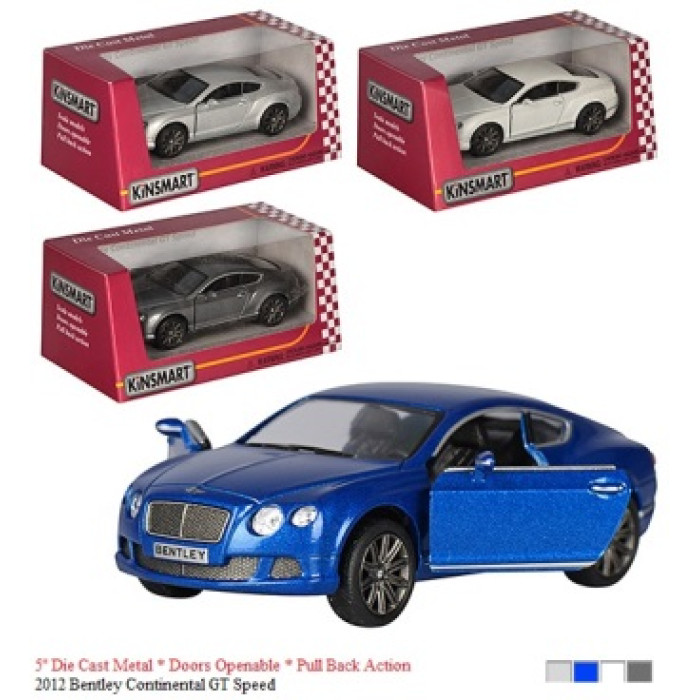 Модель легкова BENTLEY CONTINENTAL GT SPEED 5'' KT5369W метал.інерц.відкр.дв.4кол.кор./96/