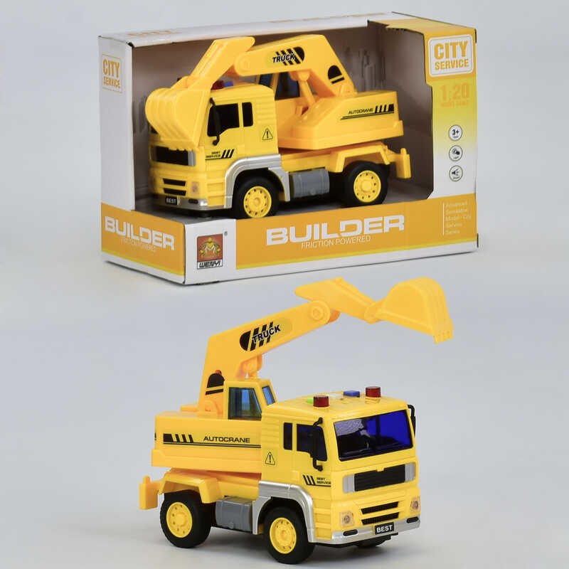 Екскаватор музичний, світиться, в кор. /36/