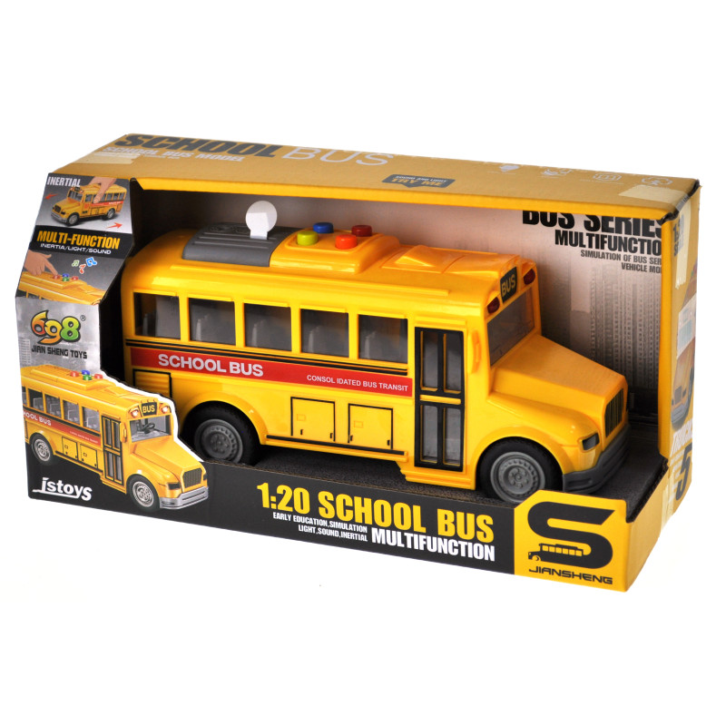 Автобус інерційний озвучений, зі світлом, в кор.25x13x10,5 см YG Toys /72/