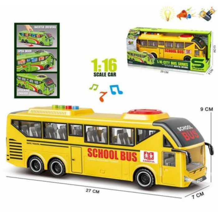 Автобус  1:16,батар.,свiтло,звук,у кор.29*13*8см /72-2/