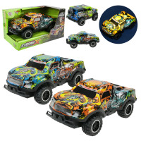 Машина батар 2кольора,світло,звук кор. 18,5*11*10,5см /96/