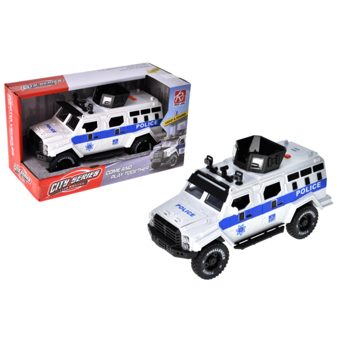 Машина поліція інерційна, озвучена, зі світлом, в кор.YG Toys /24/