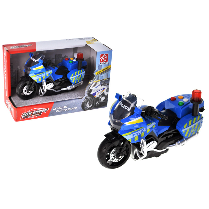 Мотоцикл інерційний озвучений, зі світлом, в кор.23x10,5x18 см YG Toys /48/