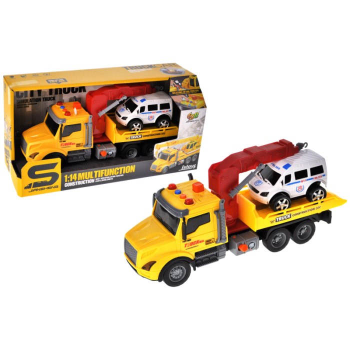 Машина евакуатор інерційна озвучена, зі світлом, в кор.34,5x13x18 см YG Toys /36/