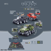 Всюдихід 8-коліс.7755 інерц.батар.муз.світ.відкр.дв.3в./10/80/8шт в кор.39,8*9,2*36,8 см