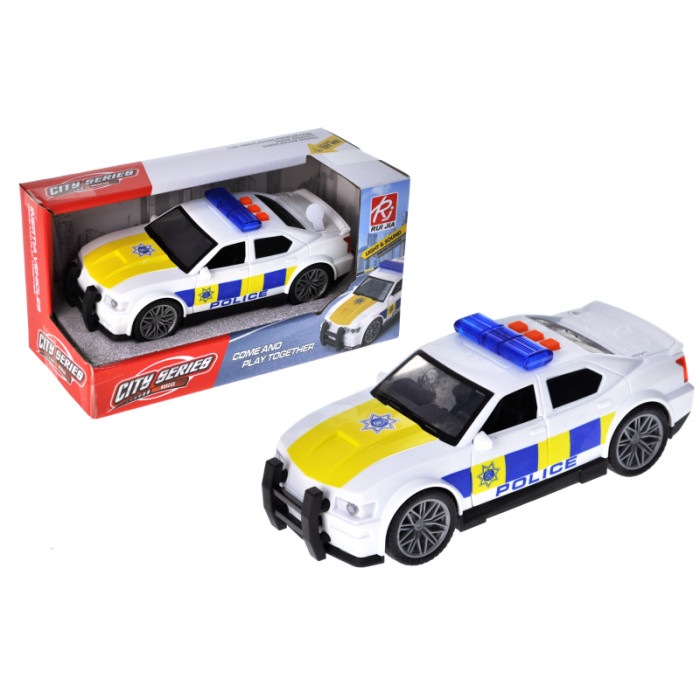 Машина поліція інерційна, озвучена, зі світлом, в кор. 22x10x11,8см YG Toys /60/