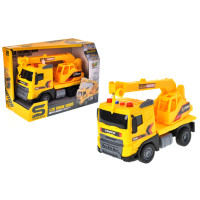 Вантажівка кран інерційна, озвучена, зі світлом, в кор.23x12x16см YG TOYS /48/