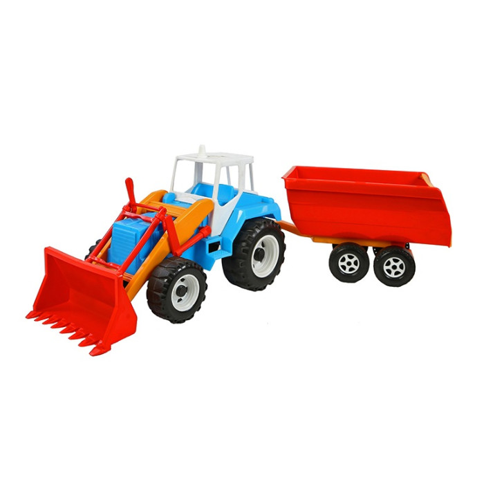 Трактор-навантажувач з причепом, Оріон 66*17,5*20,5см /12/