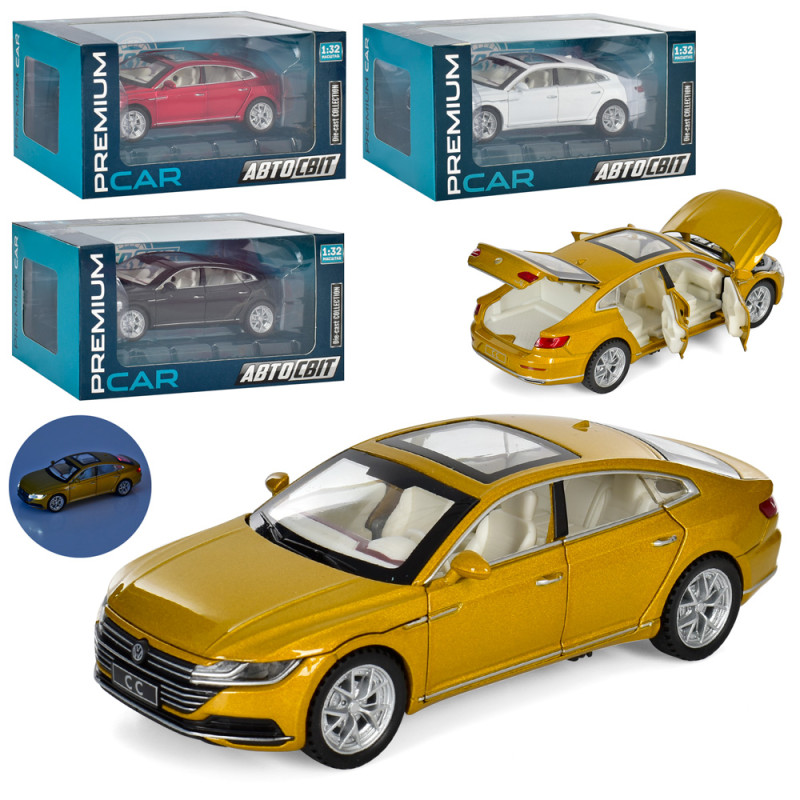 Машина АвтоСвіт, 1:32, метал, інерц, 16см, зв, св, 4кол, бат(табл), в кор-ці, 19,5-10-9,5см /18/