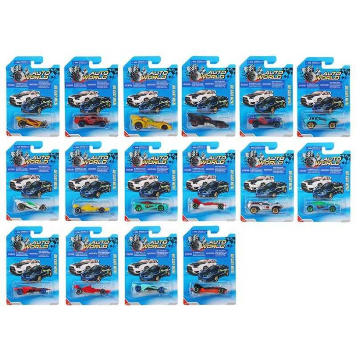 Машинка металопластик, на листі, МІКС ВИДІВ /384-2/