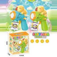 Пістолет з мильними бульбашками 2 види, автоматичний принцип роботи, підсвічування, пляшечка із мильним розчином, в кор. /96-2/