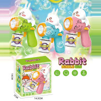 Пістолет з мильними бульбашками автоматичний принцип роботи, підсвічування, пляшечка із мильним розчином, в кор.,  МІКС ВИДІВ /96-2/