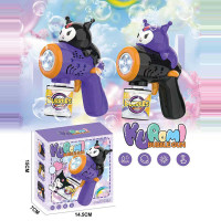 Пістолет з мильними бульбашками 2 види, автоматичний принцип роботи, підсвічування, пляшечка із мильним розчином, в кор. /96-2/