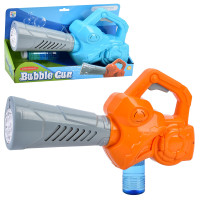 Мильні бульбашки бластер, 36см, звук, світло, запаска 10,5см, 2 кольори, на бат-ці, в кор-ці, 38-22-10см /12/