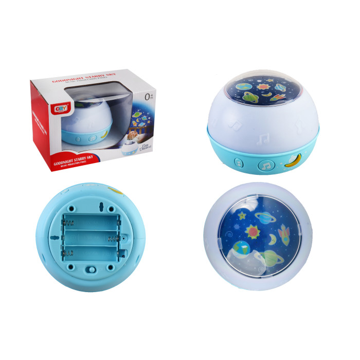 Нічник проекція, колискові, кумедні мелодії, в кор. 21*14*13 см /72-2/