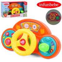 Автотренажер 28-17см, кермо, музика, звук, світло, на бат-ці, в кор-ці, 33-20-9,5см /4/