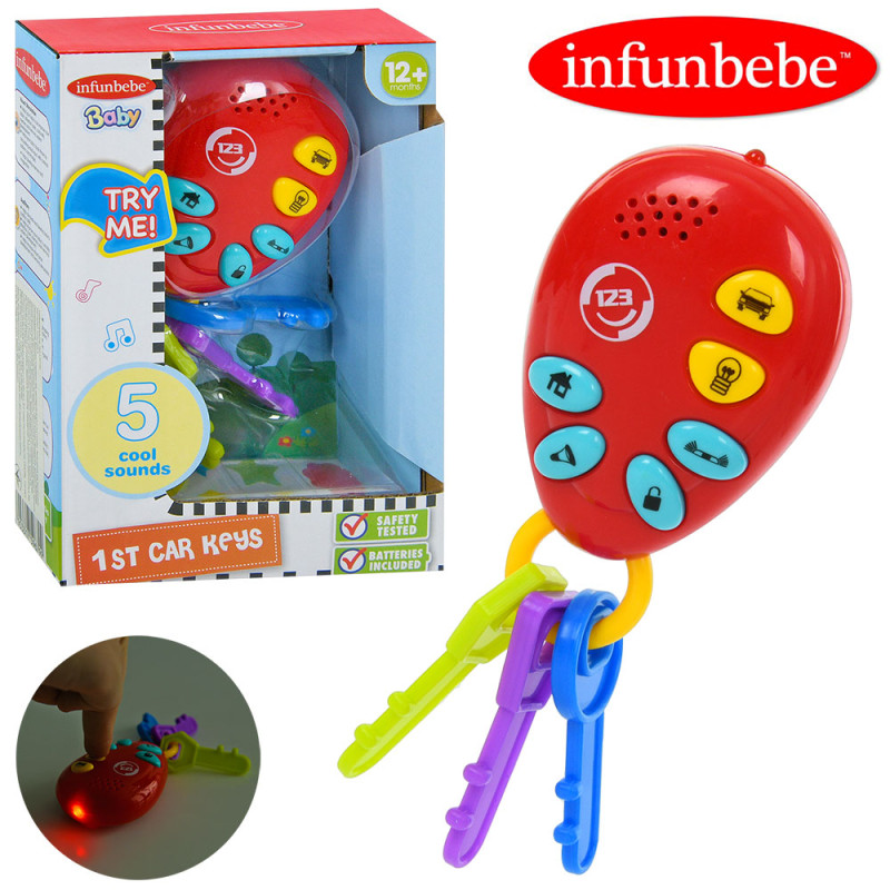 Гра брелок-ключі, 11см, звук, світло, на бат-ці, в кор-ці, 17-11,5-5,5см /12/