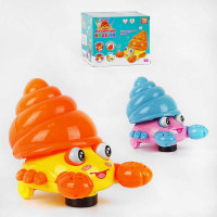 Музичний Крабик “TK Group”, 2 види, УКР. ОЗВУЧ., вільний хід, дитячі пісні, проектор, в кор. /84/