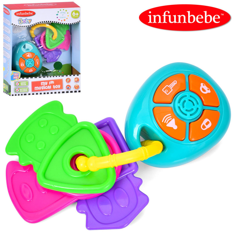 Гра брелок з ключами, 18см, прорізувач, звук, бат(табл), в кор-ці, 17-21-5,5см /24/