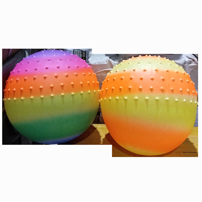 М'яч для фiтнесу 40см, масажний, 290-300г, ПВХ, 2 кольори, у п/е /50/