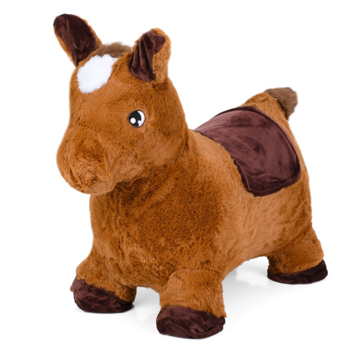 Стрибуни-тварини лоша, ПВХ, плюш, 1450-1500г, у п/е, 30-22-11см /10/