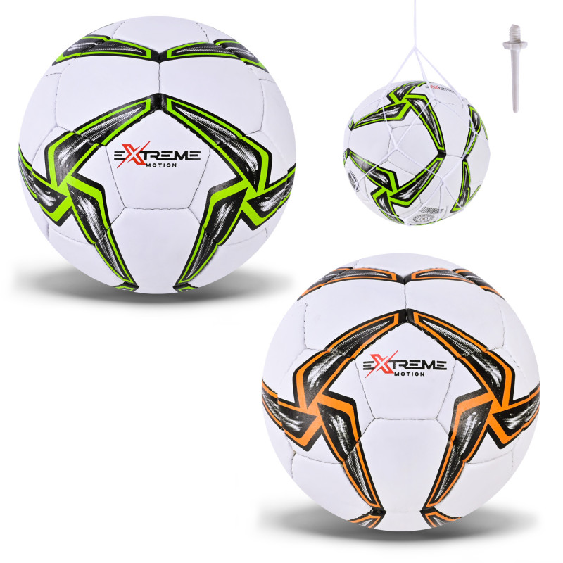 М'яч футбольний Extreme motion №5, PU 420 грам, 32 панелі,Пакістан,сітка+голка в комплекті /30/