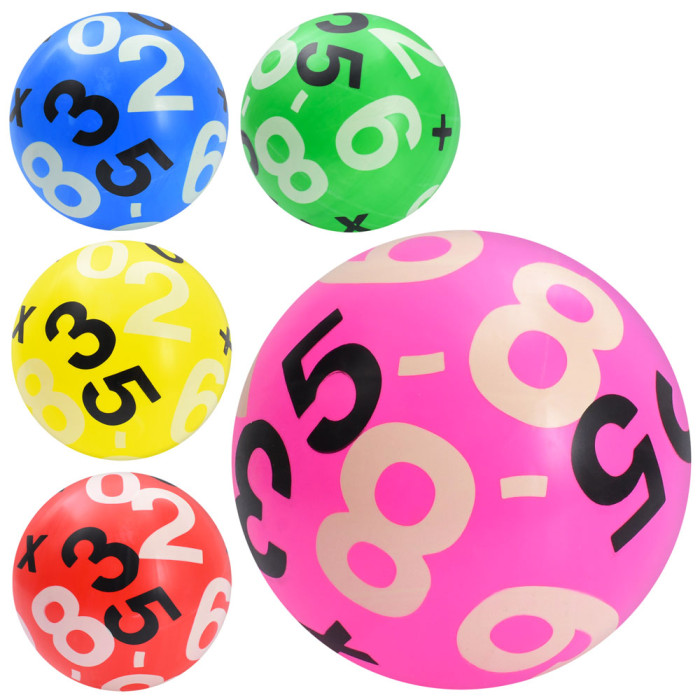 М'яч дитячий 9 дюймів, 60г, мікс кольорів /120/