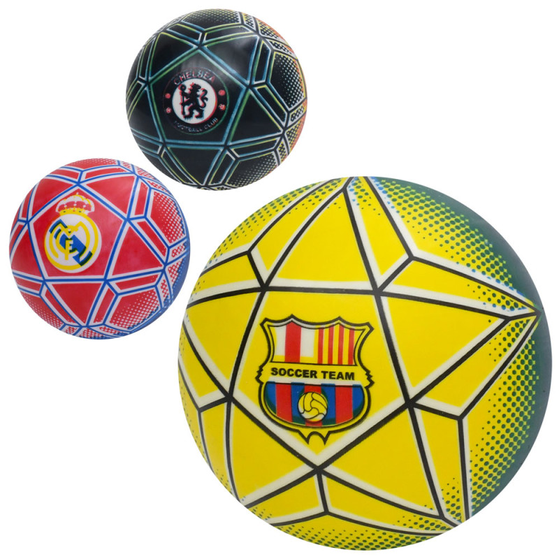 М'яч дитячий 9 дюймів, 60г, 3 види (клуби) /120/