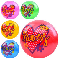 М'яч дитячий 9 дюймів, ПВХ, 57-63г, 5кольорів, 1 вид, /24/240/10шт в п/е