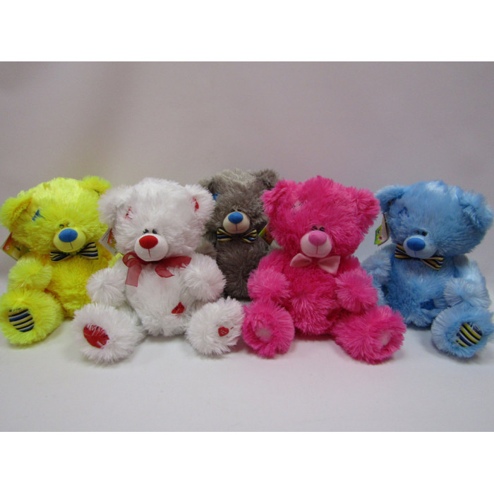 Ведмідь Тедді сидячий 30*34см, 10 кольорів