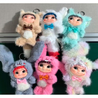 Аксесуар для сумки WK, 20см, фігурка (плюш) 16см, пакет-сюрприз, мікс видів, в кор-ці(розібрана), 14,5-9-12см /48/